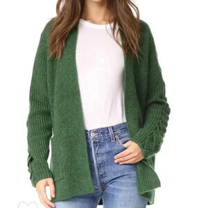 Baldwin | Eve Cedar Cardigan Green Wool